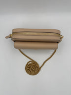 GUCCI GG Jumbo Beige with Front Pocket Shoulder Bag