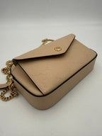 GUCCI GG Jumbo Beige with Front Pocket Shoulder Bag
