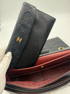 CHANEL Timeless Classic with Removable Pouch Handbag