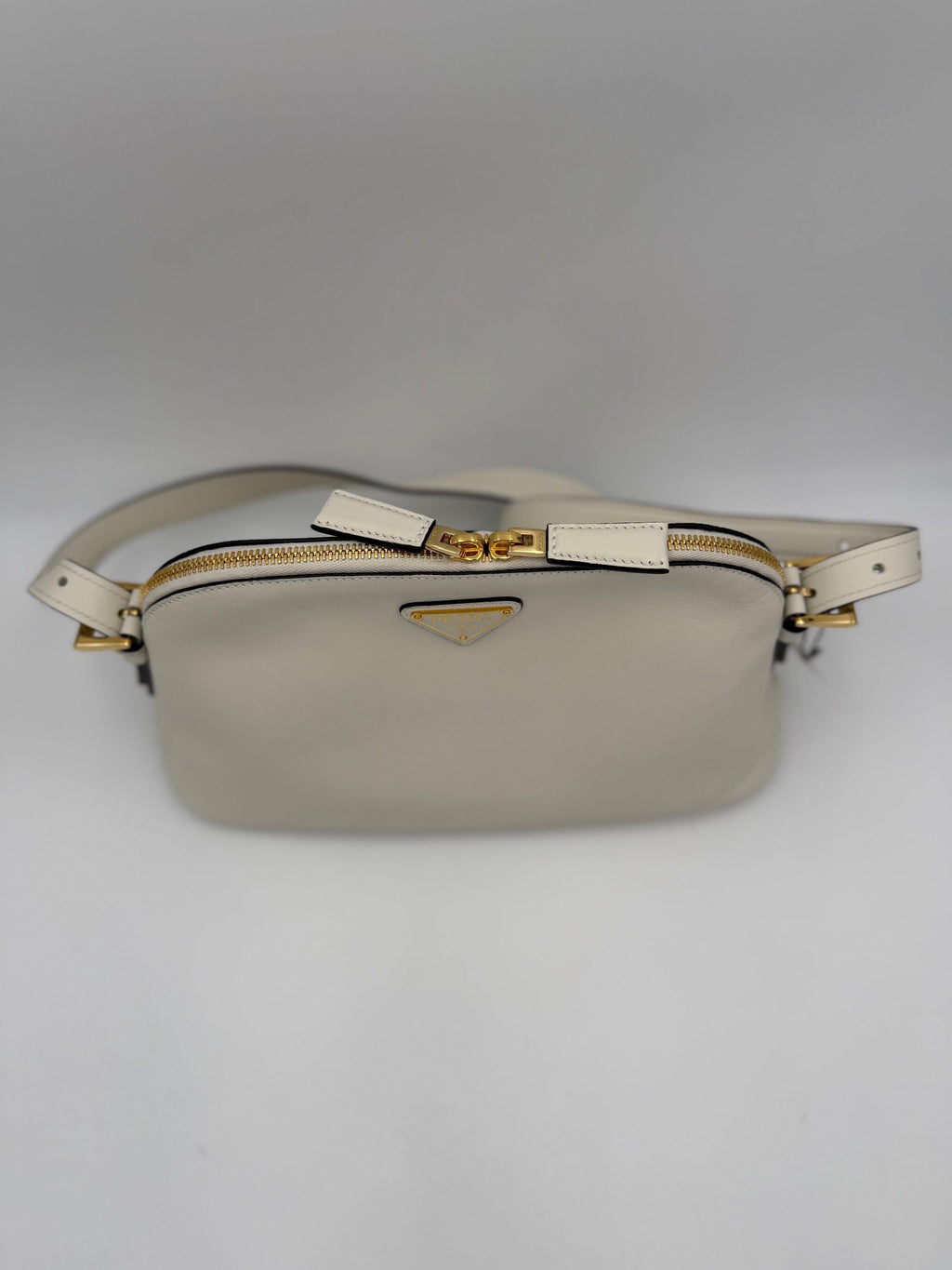 PRADA Bauletto BOWLING in Leather Handbag