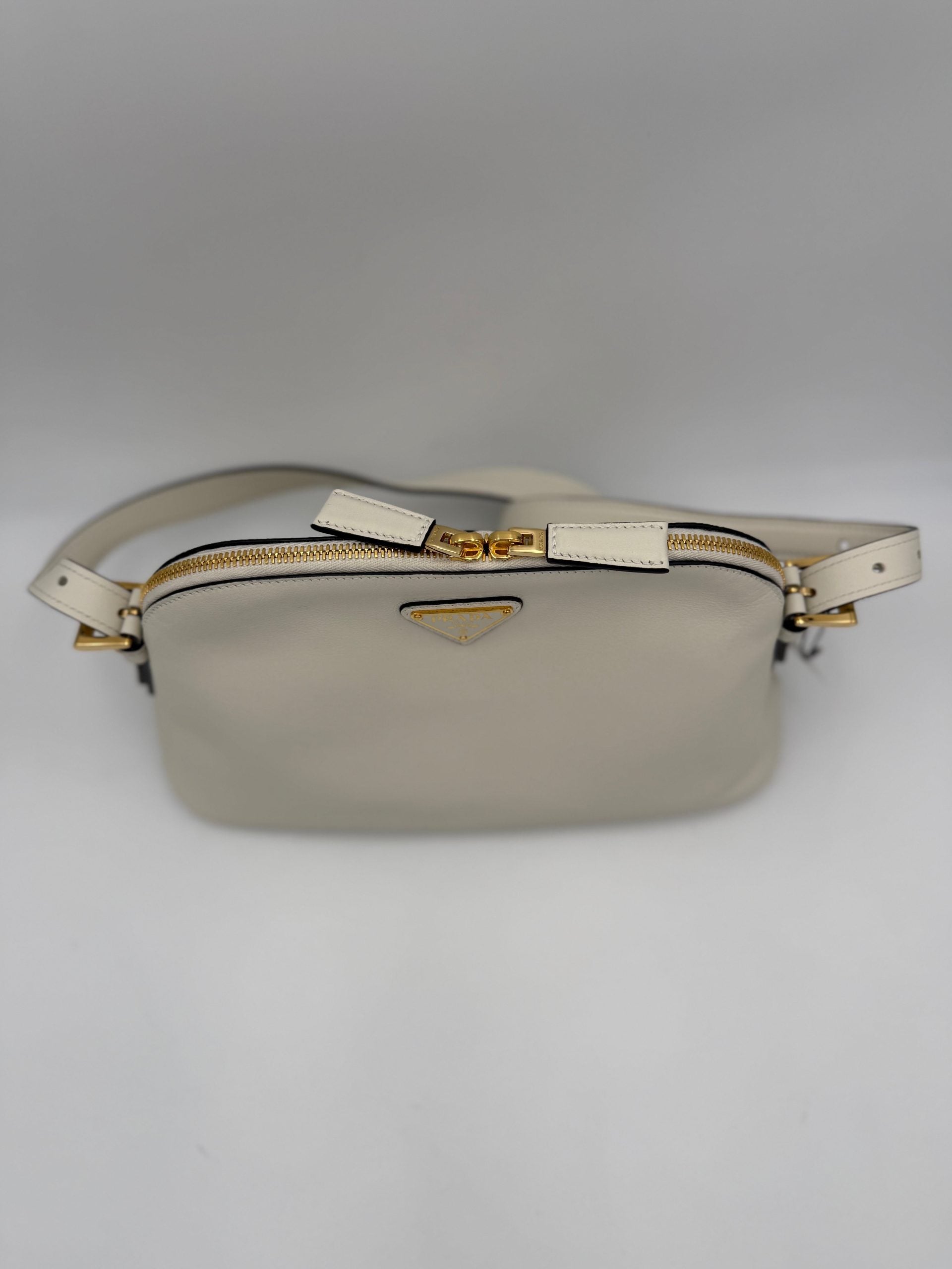 PRADA Bauletto BOWLING in Leather Handbag