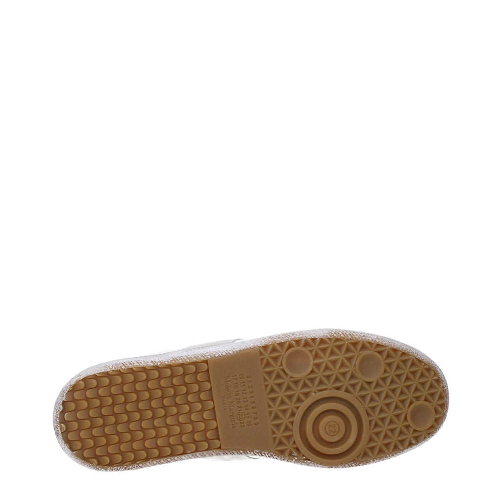 Blue Leather Athletic Sneakers