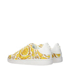 Blue Leather Sneakers