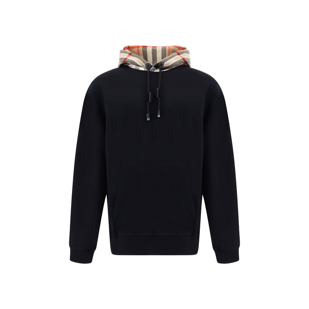 Black Cotton Sweatshirt