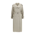 Brown Linen Trench Coat
