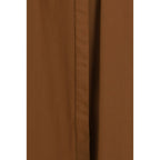 Brown Cotton Casual Dress