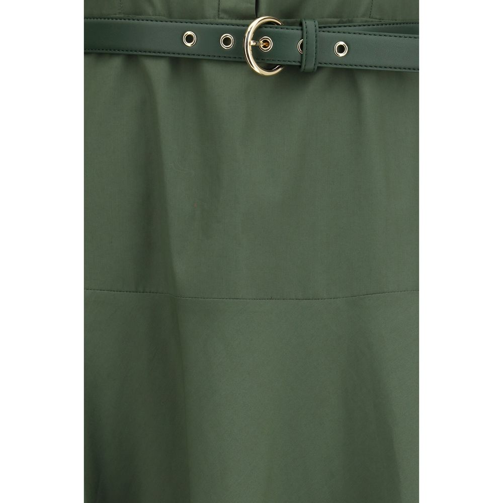 Bicolor Cotton Casual Dress