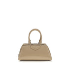 Beige Calf Leather Bos Taurus Handbag