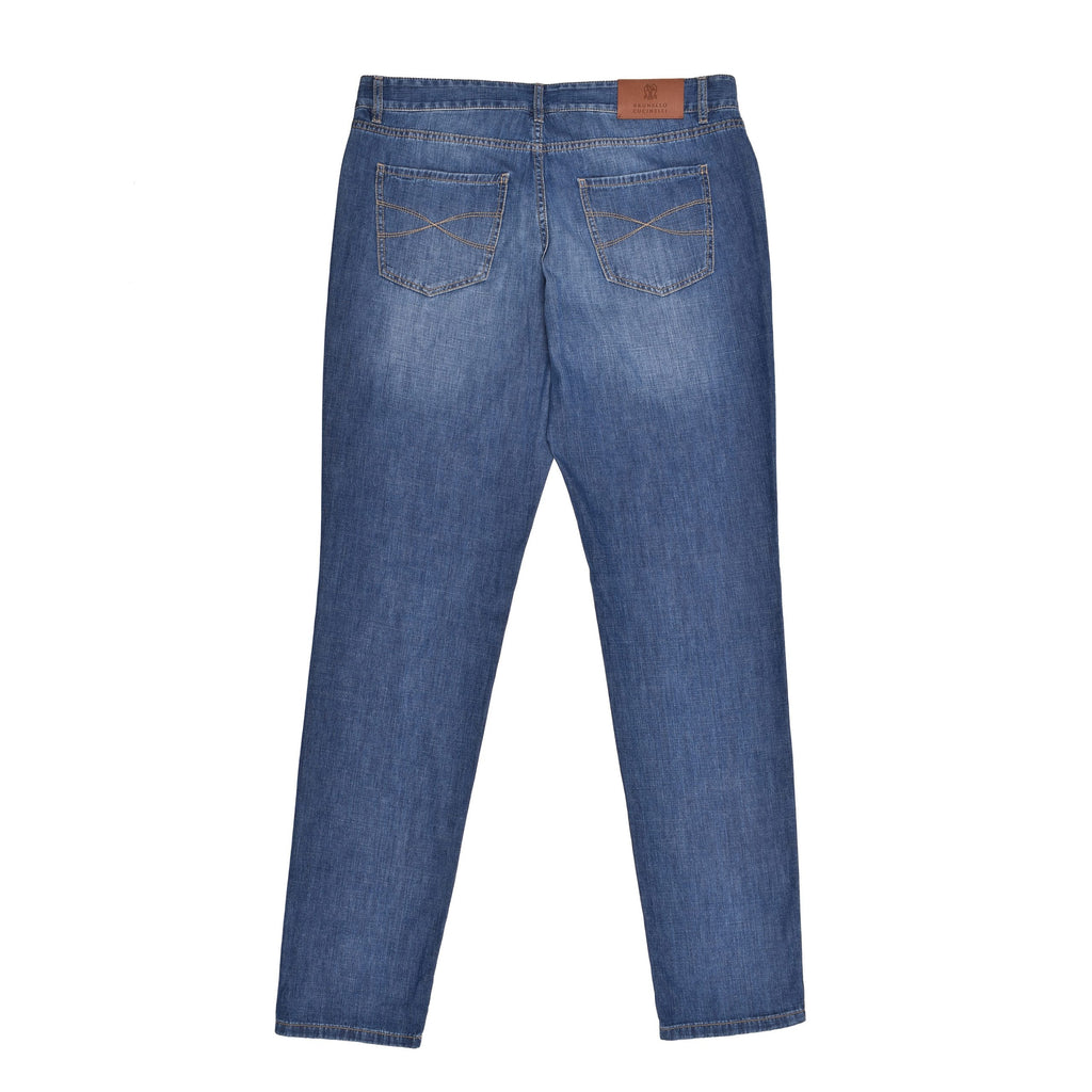 Blue Cotton Jeans Denim