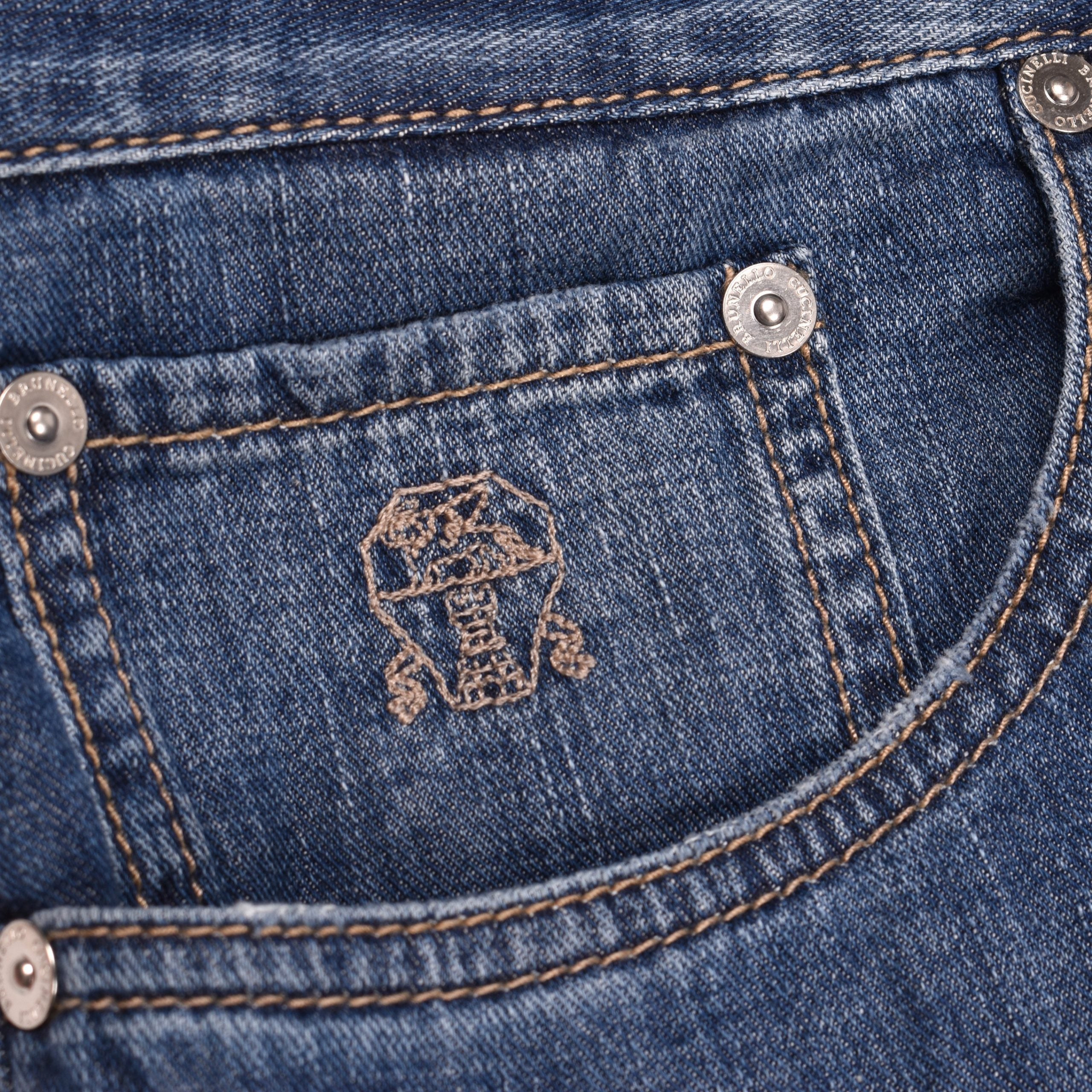 Blue Cotton Jeans Denim