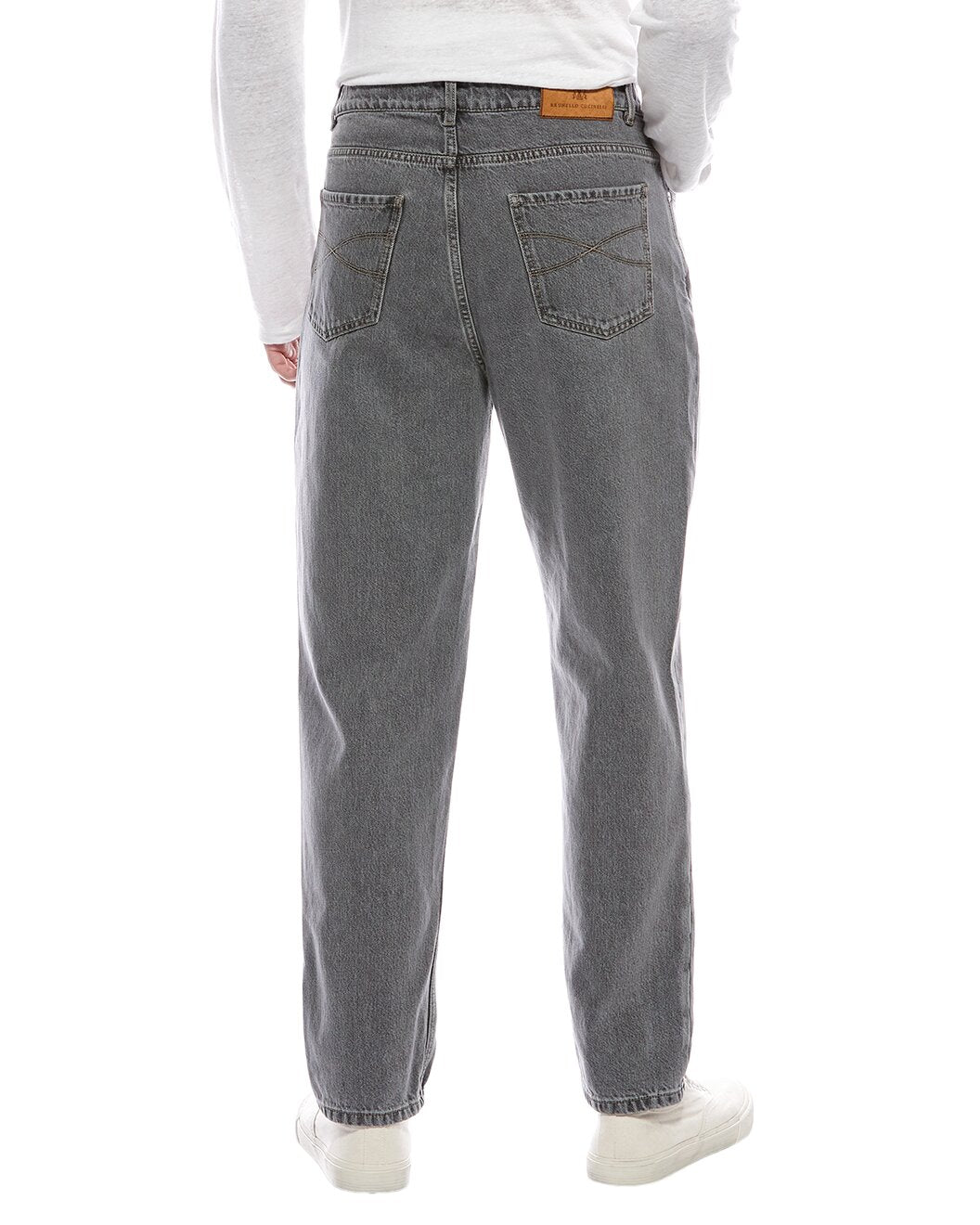 Light Blue Cotton Relaxed Fit Jeans