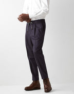 Blue Wool Pants