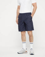 Blue Polyester Shorts