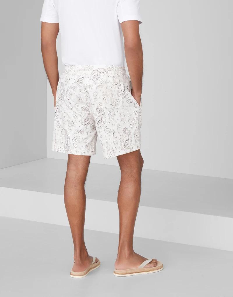 Bicolor Polyester Shorts