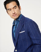 Blue Linen Blazer