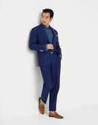Blue Linen Blazer