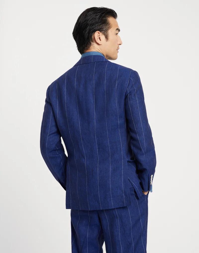 Blue Linen Blazer