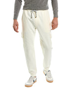 White Cotton Cargo Pants