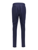 Blue Wool Casual Pants
