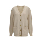 Beige Cotton Cardigan