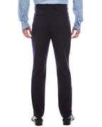 Blue Wool Casual Pants