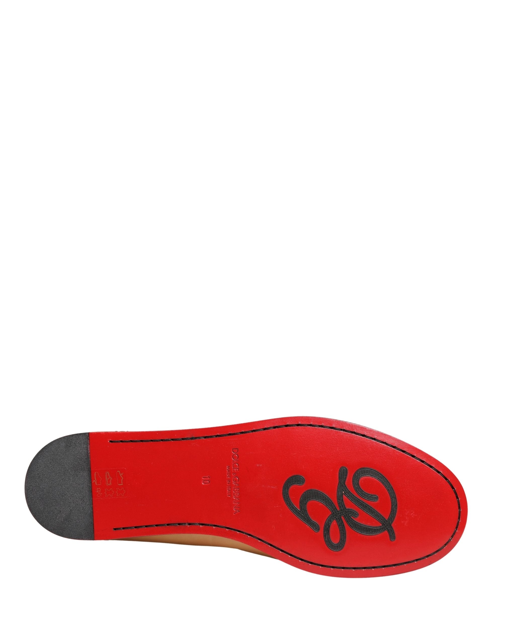 Beige Tassel Leather Men Slip On Loafers Shoes