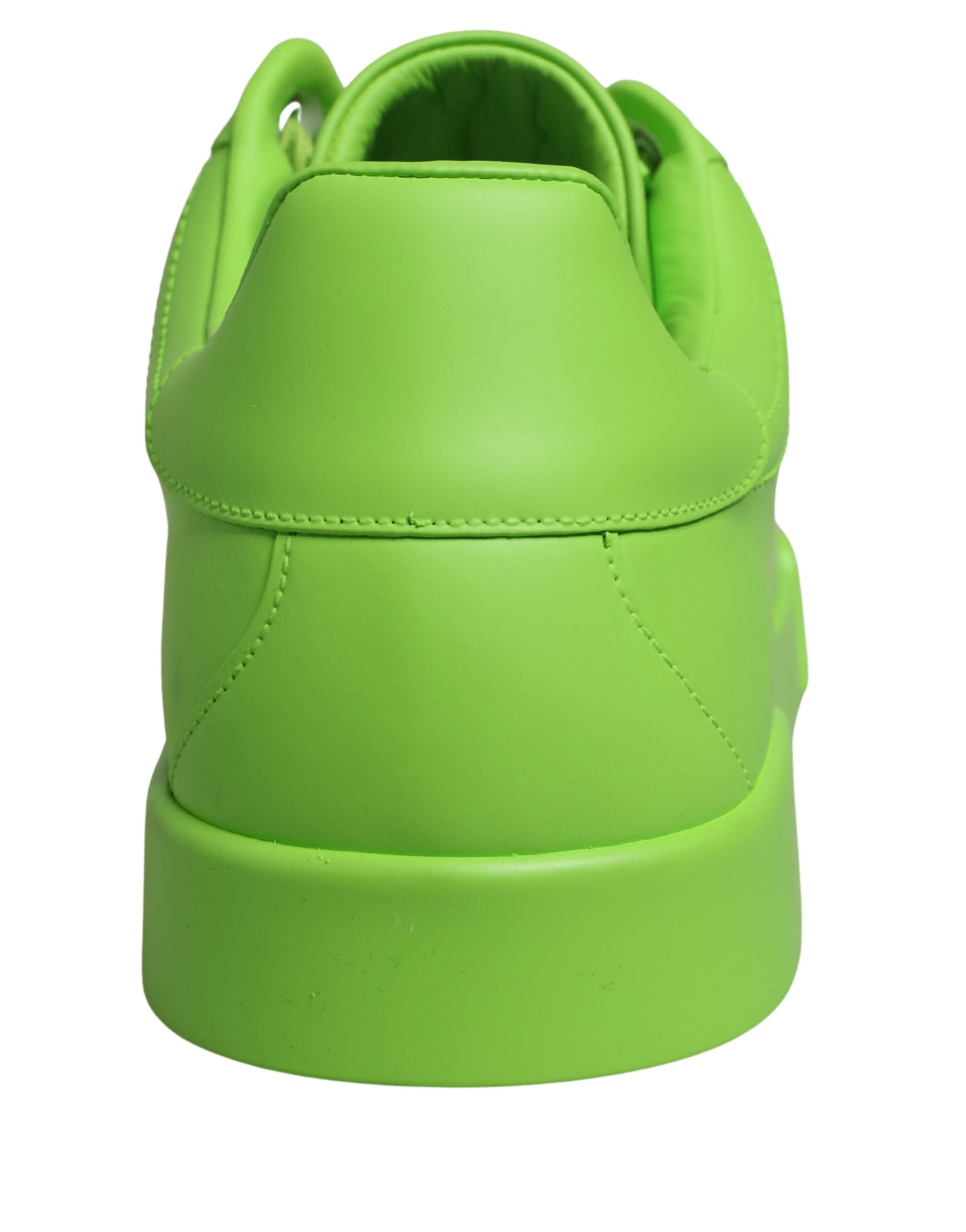 Green Leather Portofino Low Top Sneakers Shoes