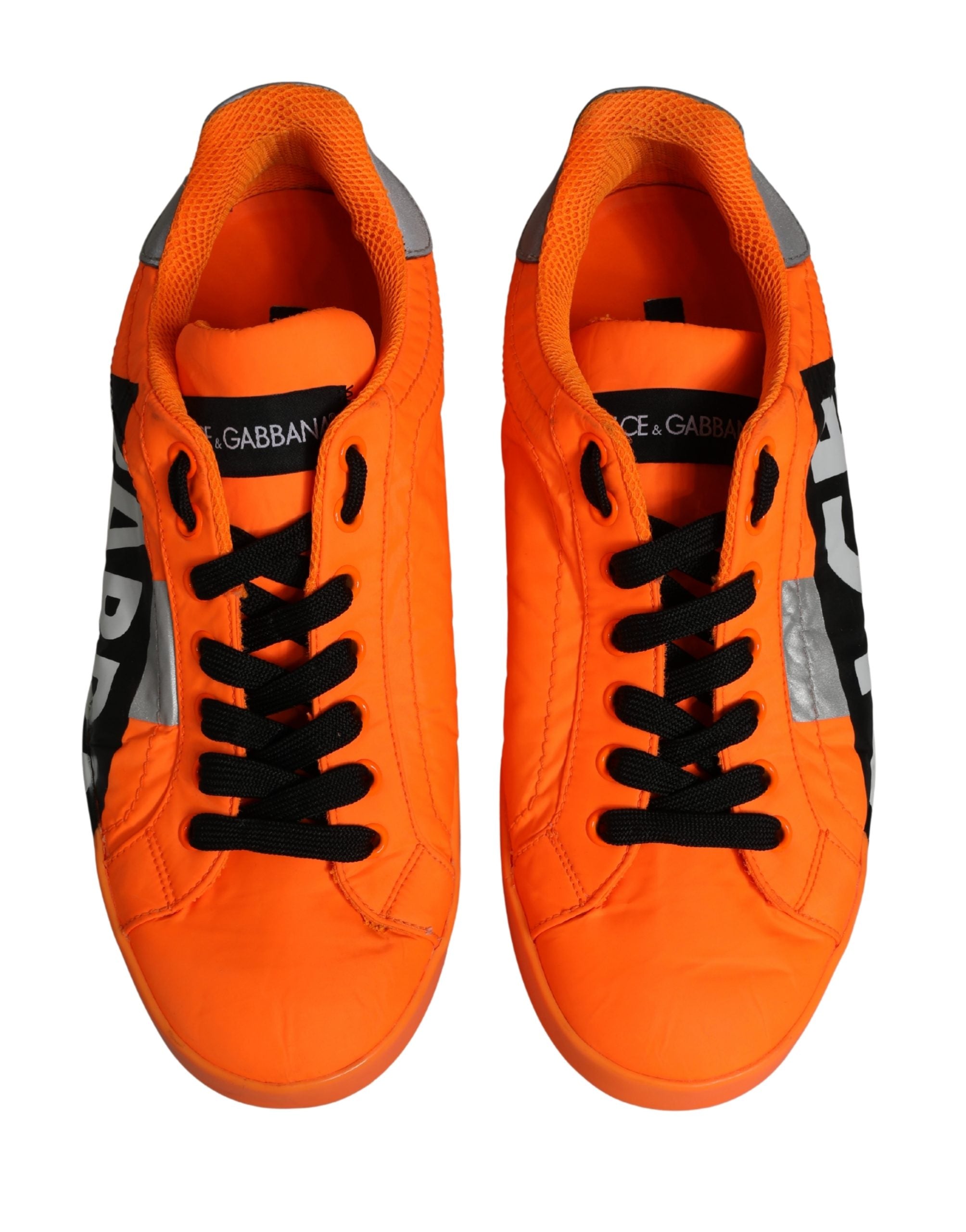 Orange Logo Tape Low Top Portofino Men Sneakers Shoes