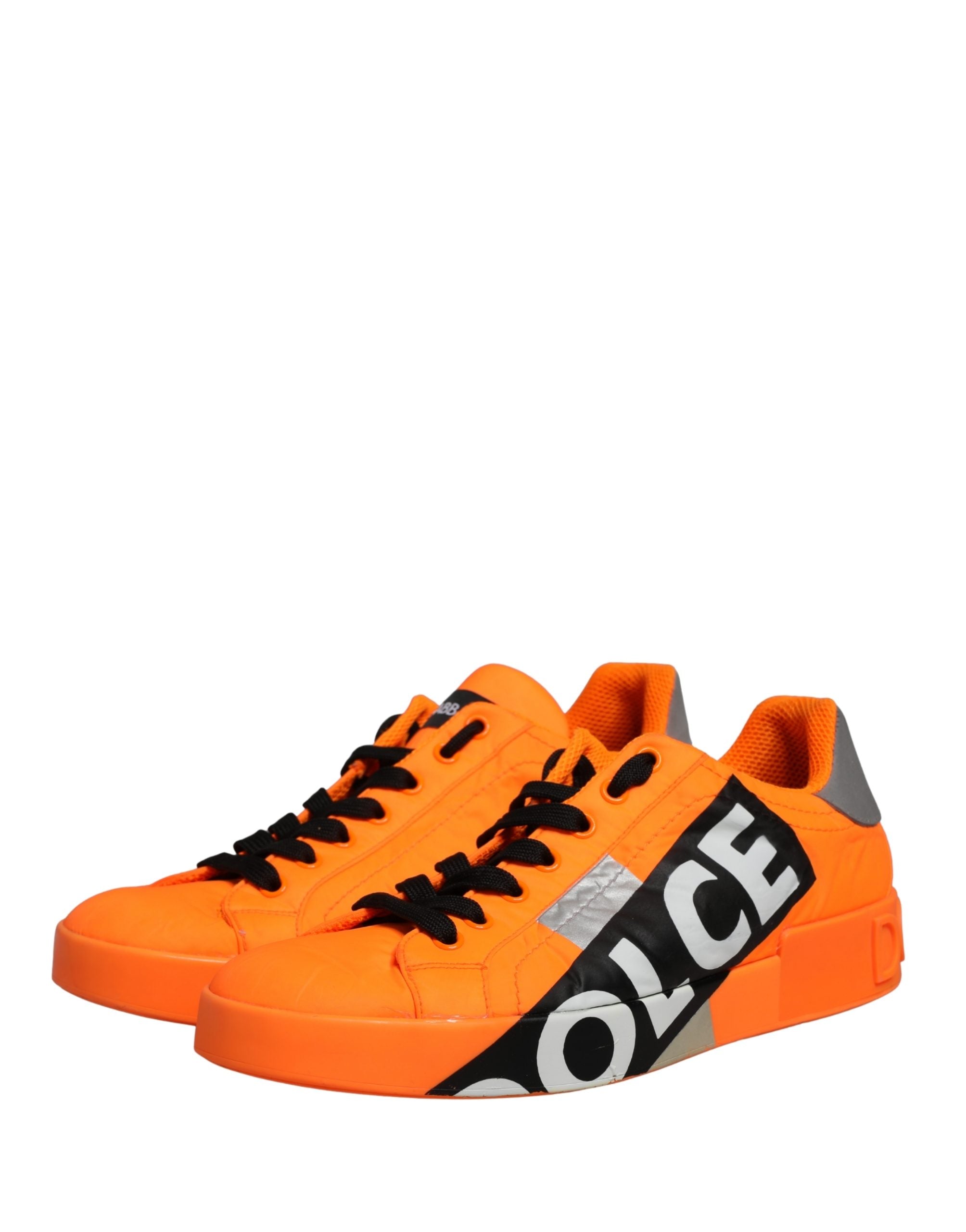 Orange Logo Tape Low Top Portofino Men Sneakers Shoes