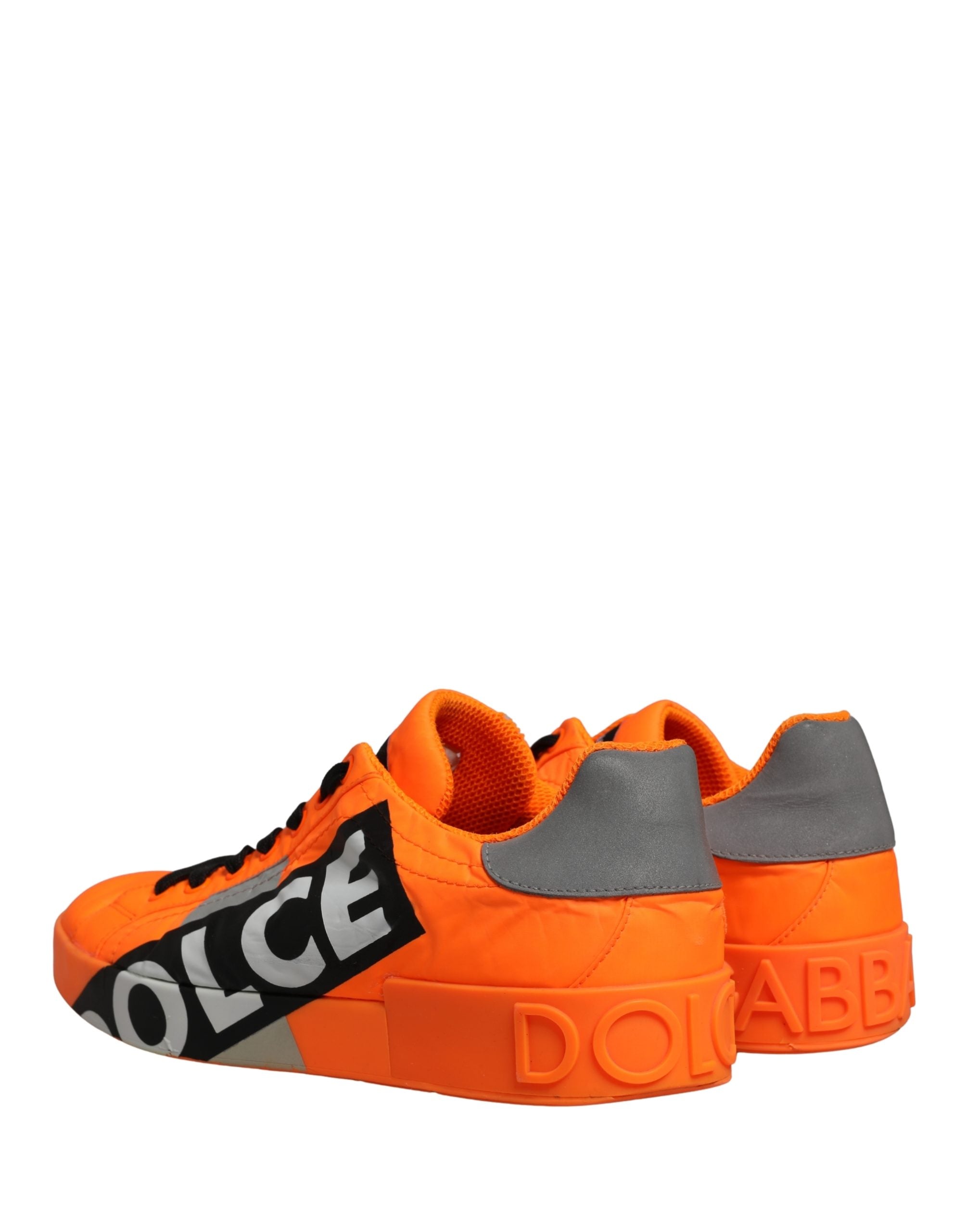Orange Logo Tape Low Top Portofino Men Sneakers Shoes