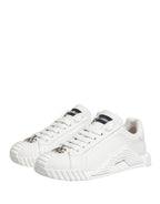 White NS1 Lace Up Low Top Sneakers Shoes