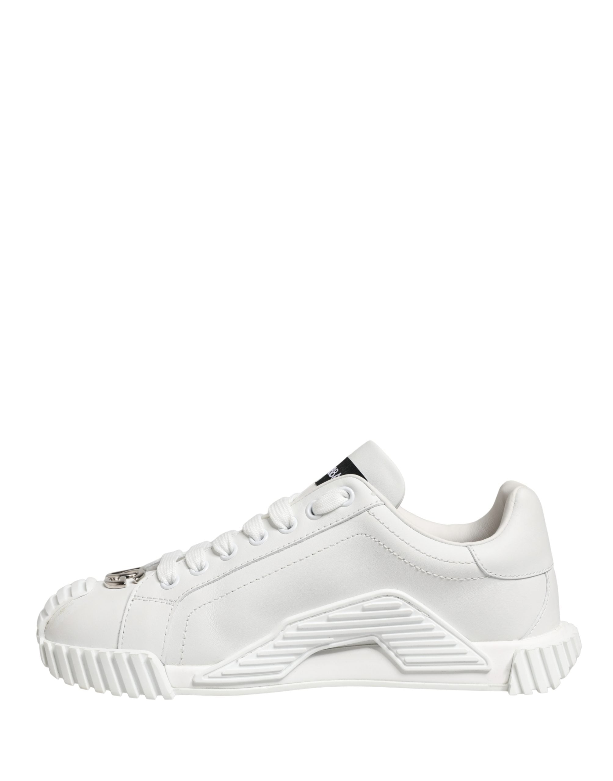 White NS1 Lace Up Low Top Sneakers Shoes