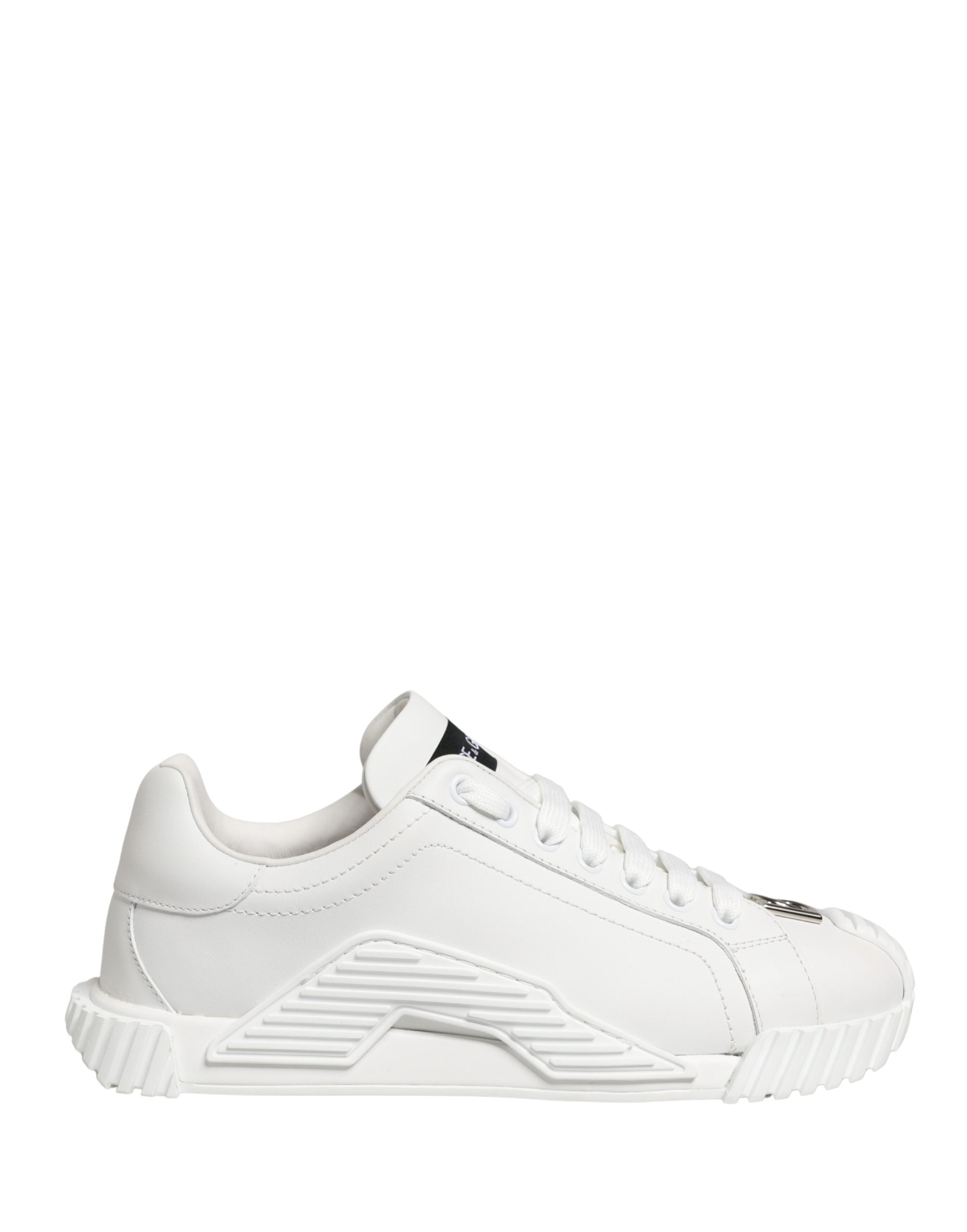 White NS1 Lace Up Low Top Sneakers Shoes