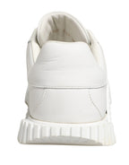 White NS1 Lace Up Low Top Sneakers Shoes