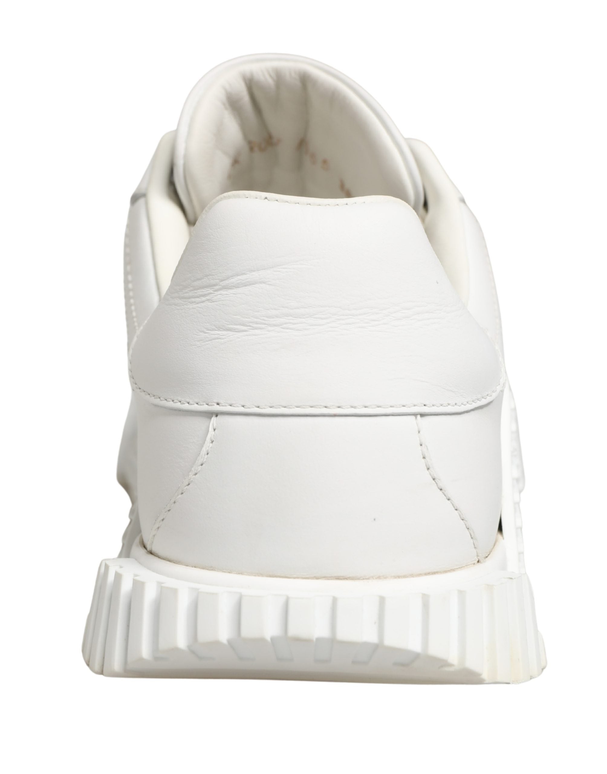 White NS1 Lace Up Low Top Sneakers Shoes