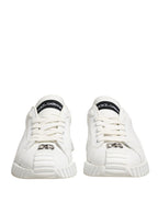 White NS1 Lace Up Low Top Sneakers Shoes