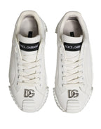 White NS1 Lace Up Low Top Sneakers Shoes