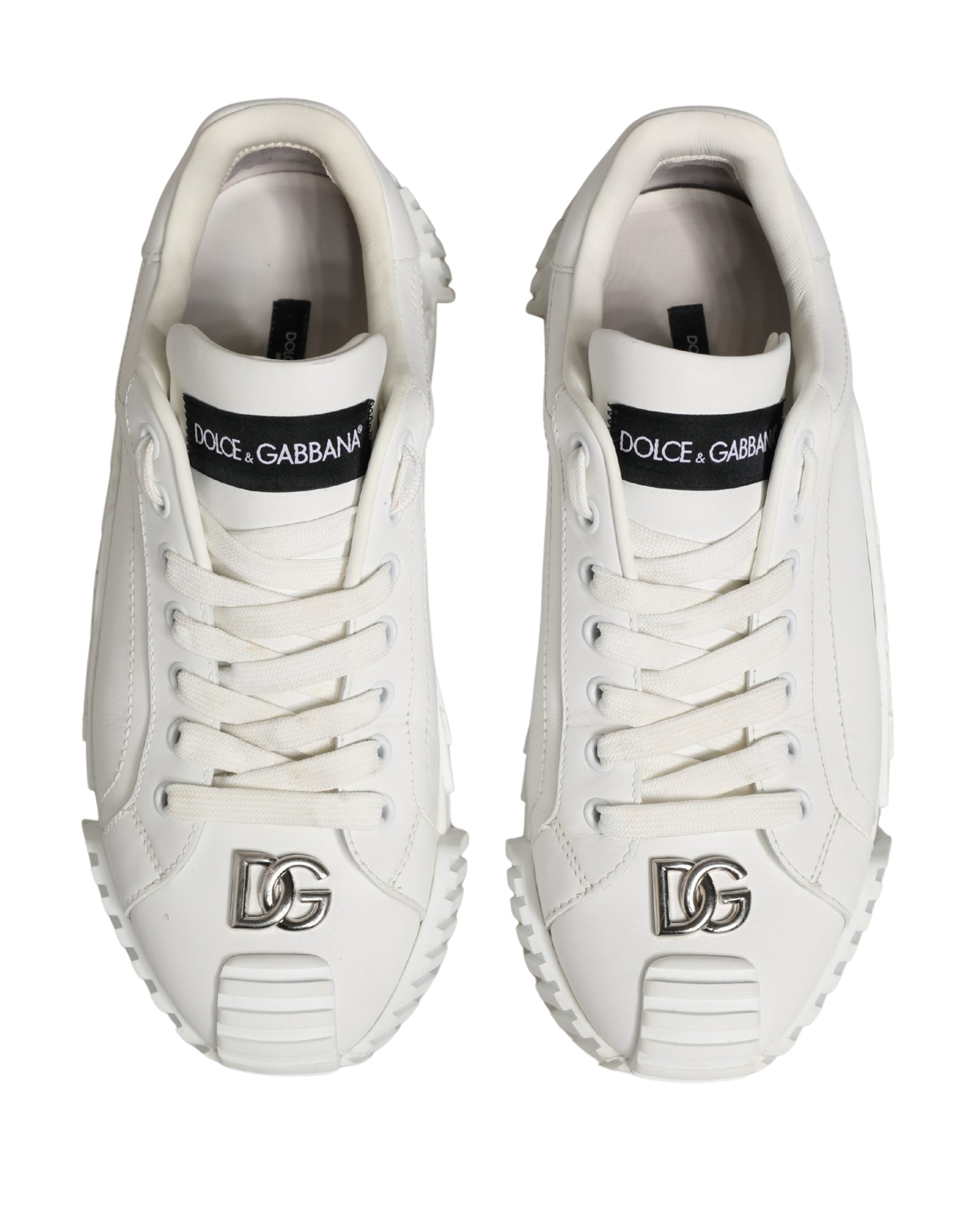 White NS1 Lace Up Low Top Sneakers Shoes
