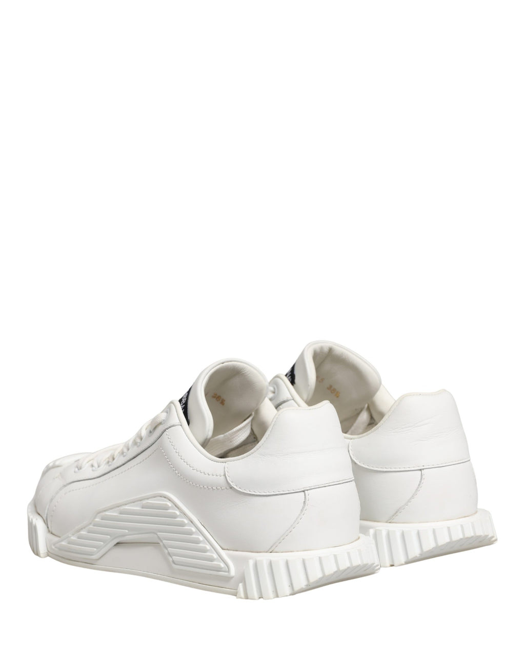 White NS1 Lace Up Low Top Sneakers Shoes