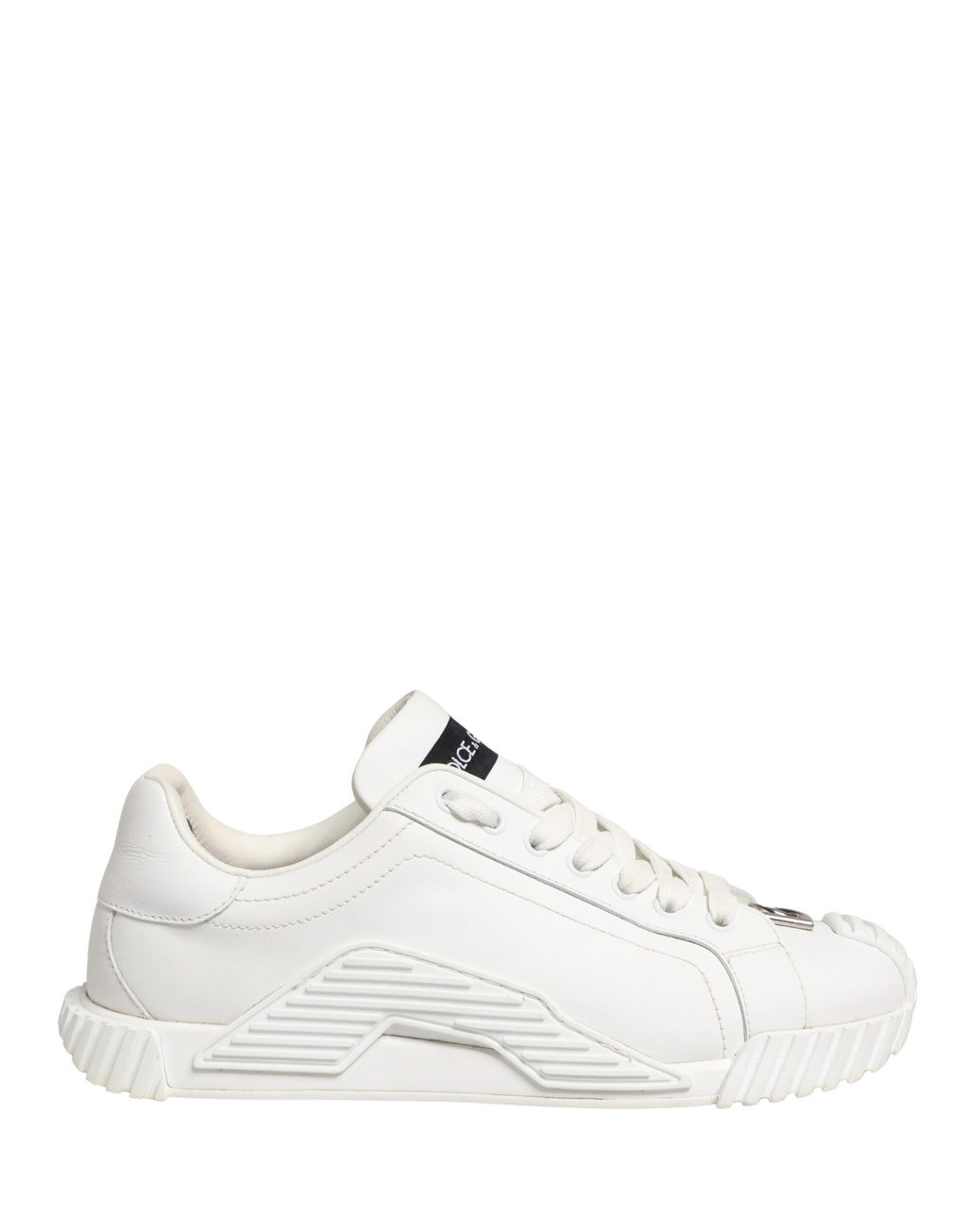 White NS1 Lace Up Low Top Sneakers Shoes