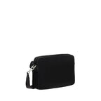 Black Recycled Polyamide Shoulder Bag