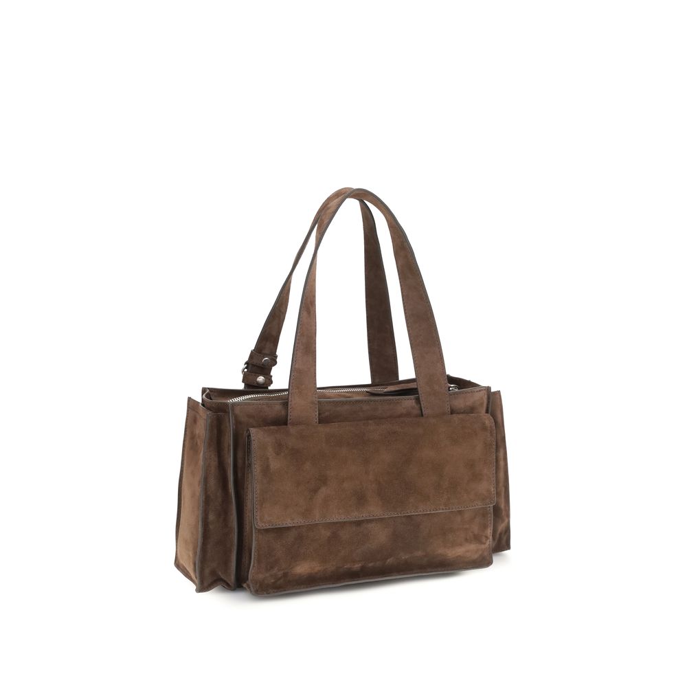 Brown Calf Leather Bos Taurus Shoulder Bag