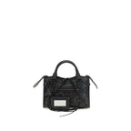 Black Lamb Leather Shoulder Bag