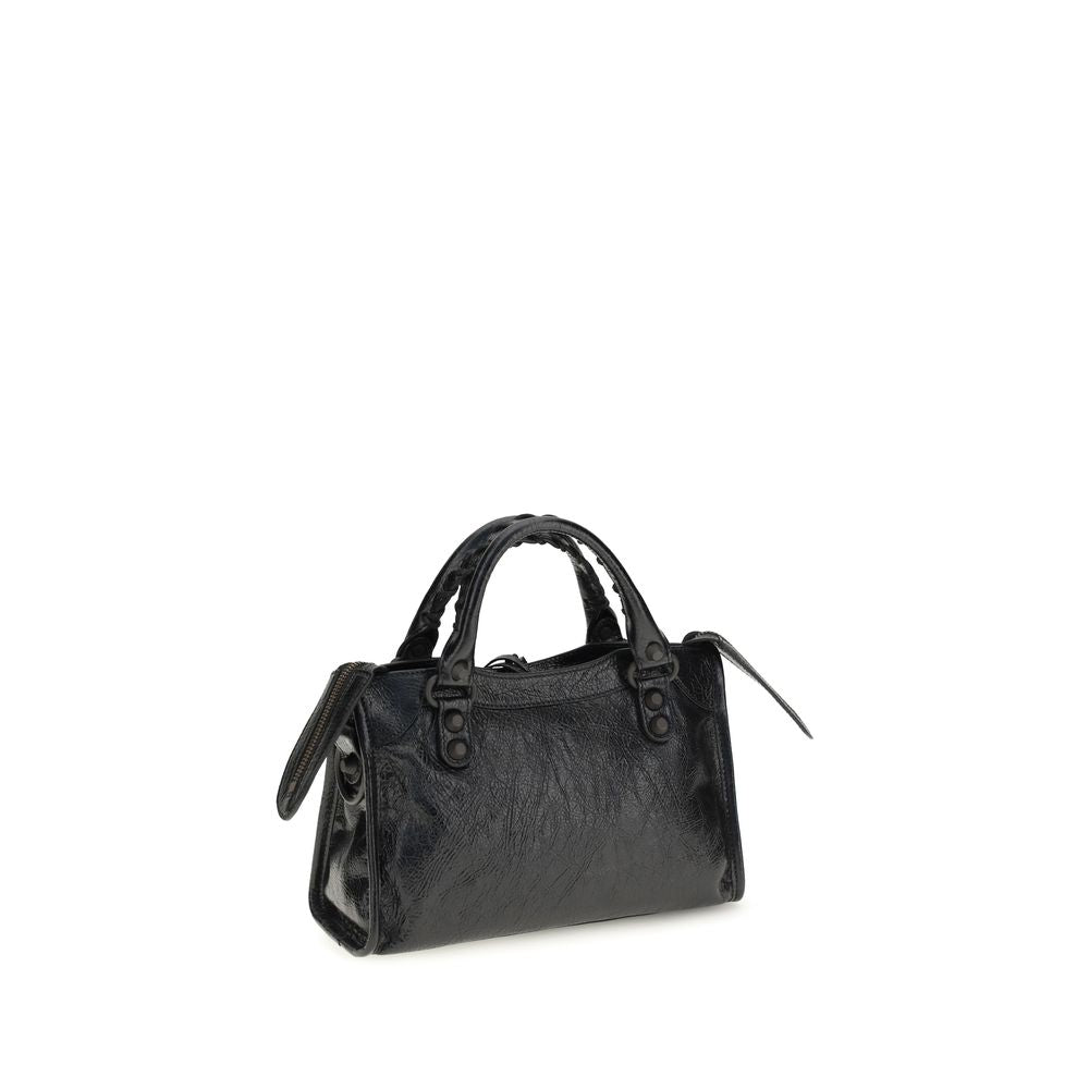 Black Lamb Leather Shoulder Bag