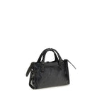 Black Lamb Leather Shoulder Bag