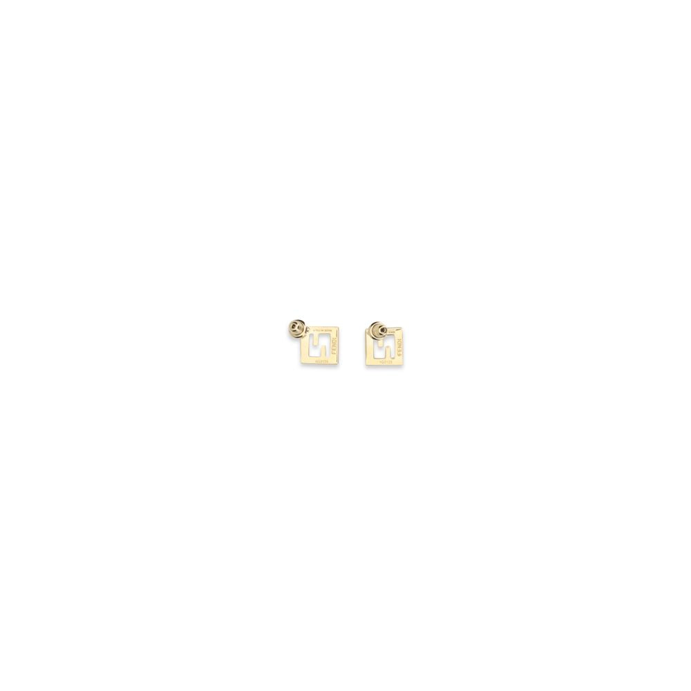 Gold Brass Earrings
