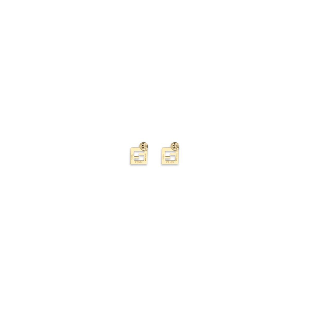 White Brass Earrings
