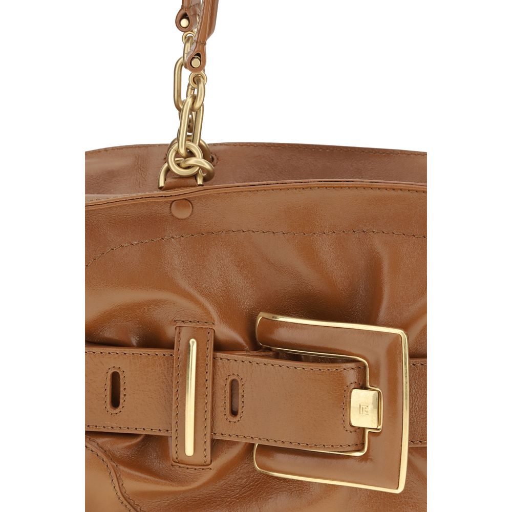 Brown Calf Leather Bos Taurus Handbag