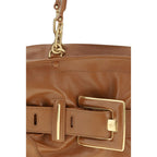 Brown Calf Leather Bos Taurus Handbag