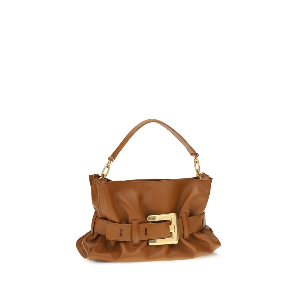 Brown Calf Leather Bos Taurus Shoulder Bag